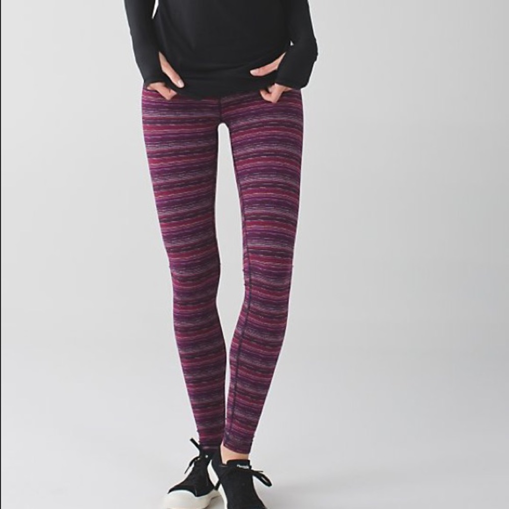 LULULEMON SPACE DYE TWIST REGAL PLUM WUNDER UNDER